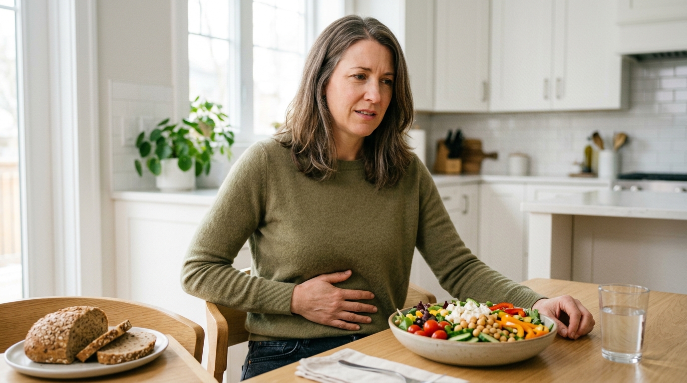 Greasy Food Bloating - Choose Lighter Meals More Often